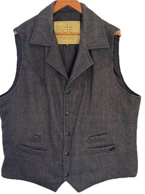 STS Ranchwear “The Gambler “ 2XL Wool Blend Concealed Carry Mens Western Vest